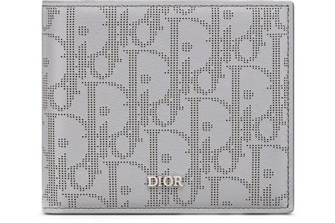 dior romantique gray oblique jacquard compact wallet|Dior Oblique Jacquard .